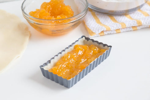 Fox Run Non-Stick Tart Pan, 4.5 x 2.25 x 0.75 inches, Metallic...