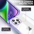 for iPhone XR Case,Clear Anti-Scratch Reinforced Corner Protective Phone Case,Hard PC+Soft TPU Shell 3in1 Slim Flexible Protective Shockproof Phon...