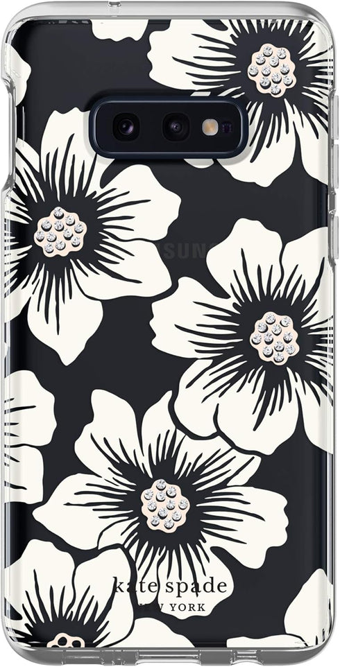 Kate Spade Defensive Hard Case for Galaxy S10e - Hollyhock Floral / Clear Cream...