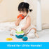 PlenPLAY Baby Tummy Time Toy - Dinosaur Stacking Toy for Age 6+ Months, Weeble Wobble Toys for Babies 6 9 12 Months, Stacking Ring STEM Learning T...