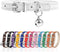 XS Dog Collar for Teacup Adjustable Teacup Dog Collar for Small Medium Large Dogs 3/8 inch Width (White, XS)...