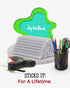 Artellius - Silver Glitter Hot Glue Sticks 4" x.27 (100 Bulk Pack) - Ultra Bond Hot Melt Adhesive Mini Glue Sticks for All temperature Glue Guns...