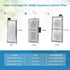 AQQA 8 Pack Aquarium Filter Cartridge Replacement Fish Tank Filter Cartridge for Aquarium Internal Filter (Small)...