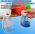 Laundry Detergent Cup Holder & Drip Tray (Pack of 2), Detergent Drip Catcher with Fixed Screw & Removable Silicone Mat, Blue...