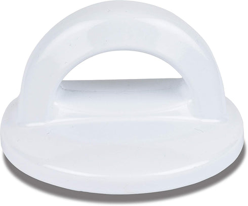 Universal Pot Lid White Knob Compatible with Crockpot Lids, Pan Lid Replacement Handle, Heat Resistant Pot Knob for Glass, Steel Lids, Easy Grip L...