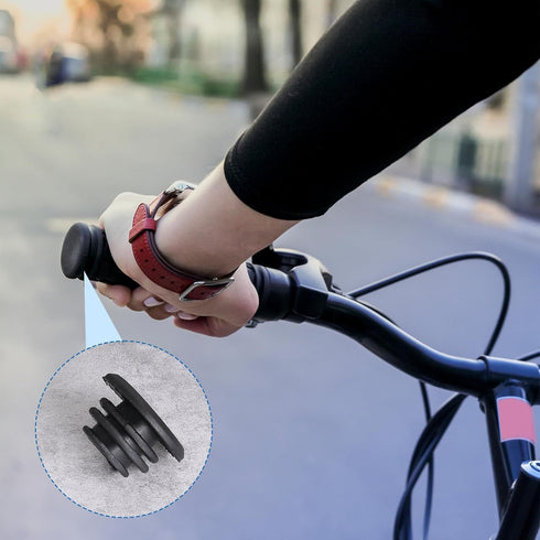 10PCS Handlebar End Plugs, 2.7 Cm/1 Inch Bike Handlebar End Caps, Rubber Handlebar Plugs, Mountain Bike Handlebar Ends Bike Cable End Caps for Mos...