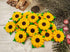 Handmade Mulberry Paper Flowers for Scrapbooking Embellishment Wedding Supply Accessory DIY Crafts Project, Artificial Mini Paper Flower (Yellow S...