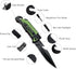 ALBATROSS 6 in 1 Survival Camping Tactical Folding Pocket Knife with Flashlight,Bottle Opener,Rope Cutter,Fire Starter,Glass Breaker,Multi-Functio...