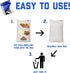 Cat Litter Odor Seal Bag - Smell Proof Kitty Litter Bags. 3 Packs of 21 Bags for Poop and Urine. Cleaning Supplies for Your Litter Box and Free Sa...