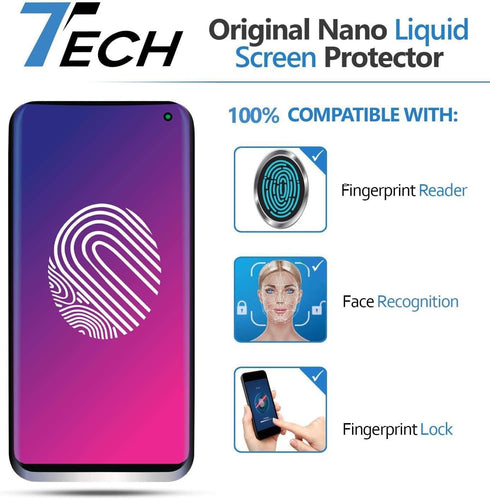 7TECH Phone Scratch Remover and Cracked Repair Liquid Liquid Glass Screen Protector | Universal Nano Protection Suitable for All Phones Tablets Sm...