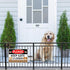 Dog Sign Decor, Dog Keep Gate Closed Sign, No Matter What the Dogs Say Sign, Dog on Premises Outdoor Sign, 2Pack -12"x8" Reflective Aluminum,Welco...