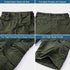 Men's Outdoor Casual Elastic Waist Lightweight Stretch Quick Dry Cargo Fishing Hiking Shorts #6229-Army Green-42...