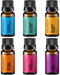 Scent of Adventure Essential Oils Set 6 Aromatherapy Diffuser Blends for Home Office Humidifier Car Fresheners Premium Grade Relaxation Scented Oi...
