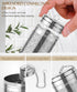 Tea Infusers for Loose Tea, 18/8 Stainless Steel Tea Strainer Set, Extra Fine Mesh Tea Steeper for Brew Tea, Spices & Seasoning...