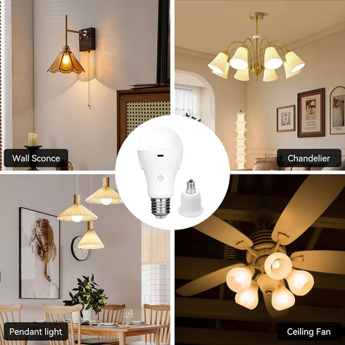 Neporal MagicGlow Rechargeable Light Bulbs (?3000-6000K E12, 2, Count)...