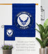 Breeze Decor Proud Family Airman Garden Flag Armed Air Force USAF United State American Military Veteran Retire Official House Decoration Banner S...