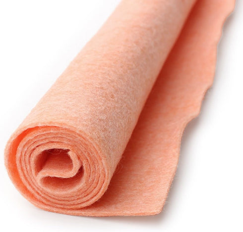 Georgia Peach - Wool Felt Giant Sheet - 35% Wool Blend - 1 36x36 inch XXL Sheet...