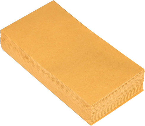 JAM PAPER #7 Coin Business Envelopes with Peel and Seal Closure - 3 1/2 x 6 1/2 - Brown Kraft Manila - 50/Pack...