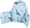 High Chair Cushion with Cover Pad for IKEA Antilop Babies Toddlers Inflatable & Reversible Built-in Inflatable Cushion Sea blue...