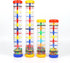 Rainmaker 8 inch Mini Rain Stick for Babies Rattle Tube Rain Stick Shaker Music Sensory Auditory Instrument Toy for Baby Child Girl (8 inch Yellow...