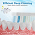 6 Pack Replacement Replacement Brush Heads for Waterpik Sonic Fusion Flossing Toothbrush Compatible with Sonic Fusion SF01/SF02 and Sonic Fusion 2...