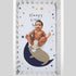 NoJo Goodnight Sleep Tight White & Blue Bear, Moon, & Star 100% Cotton Photo Op Fitted Crib Sheet, Light Blue, Navy, White, Tan...