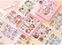 Kawaii Washi Stickers Set 50 Sheets Cute Girl Cartoon Animal Ice Cream Food Fruit DIY Label Sticker for Scrapbooking Journal Book Planner Diary Al...