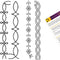 Quilting Creations Stencils for Machine and Hand Quilting - 2 Quilting Stencils for Border Patterns | Border Plastic Quilt Stencil Set with Guide...
