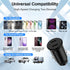 Car Charger for iPhone 15, 40W Dual USB C Car Charger Cigarette Lighter with 2 Pack 6FT USB C to USB C Cable Fast Charging Compatible for iPhone 1...