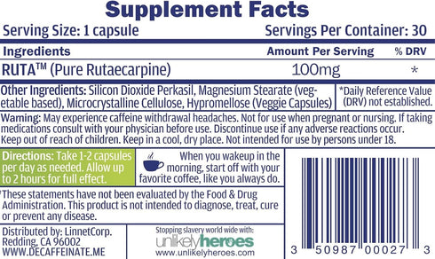 Daily De-Caffeinate: Probably The Most Potent Caffeine Eliminator on The Market! Natural Acting Non-Addictive Caffeine Reducer for Coffee and Caff...