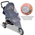 Mosquito Net for Stroller - Grey Sun Shade Protection Infant Stroller Mosquito Net and Car Seat - 2Pack Portable Bug Netting (Grey)...