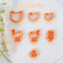 Puocaon Cat Polymer Clay Cutters - 7 Pcs Clay Cutters for Polymer Clay Jewelry, Cute Balloon Kitten Clay Earring Cutters, Cat Face Shape Polymer C...