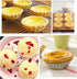 Tosnail 50 Pieces Aluminum Egg Tart Mold Small Tart Pie Tin Mini Cupcake Cake Muffin Cookie Mold Baking Cups...
