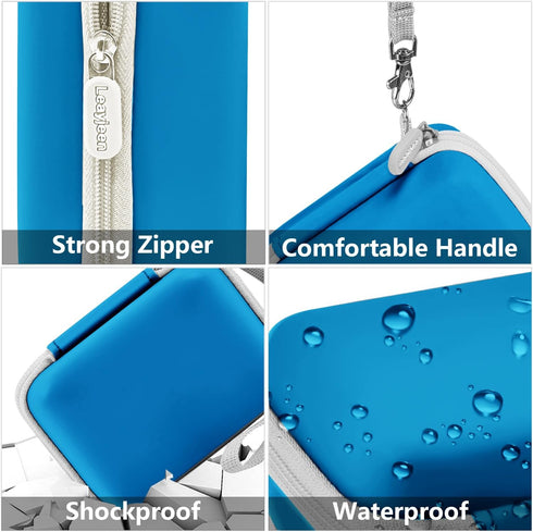 Leayjeen Underwater Camera Case Compatible with YISENCE/Trsunow/HICSHON/Yifecial/QUNVAL 11FT Waterproof Camera?Selfie Underwater Camera, Waterproo...