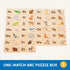 Battat – One-Match Puzzle – Alphabets Wooden Puzzle for Toddlers – Wooden Toys – Educational Toys – 3 Years + – Self Correcting Puzzles with Stora...