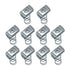 Strut Channel Nuts, 3/8-16 Spring Channel Nuts with Zinc Electroplate Finish, Long Spring Nuts Great for Use with Strut Channel (10 Pack)...