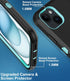 for iPhone 15 Plus Case, with Built in Screen Protector Heavy Duty Drop Protection, Full Body Rugged Shockproof Dust Proof Protective Phone Cover ...