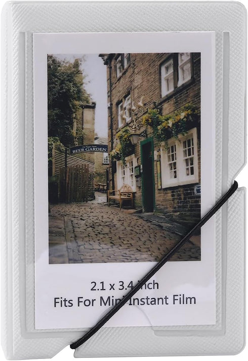 Mini Instant Film Photo Album Holds 28 Photos Fits For Fujufilm instax Mini 11 9 8 8+ 70 7S 90 25,Polaroid,Lomography (White)...
