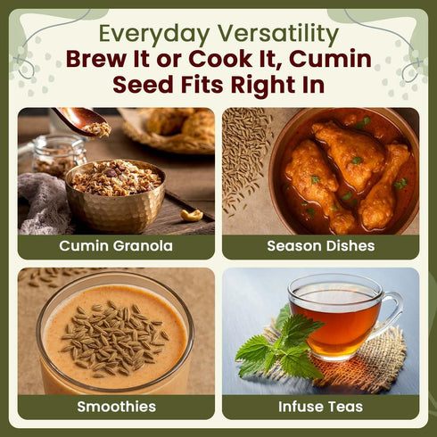 Organic Way Premium Cumin/Jeera Seeds Whole (Cuminum cyminum) - Adds Flavour & Aroma | Organic & Kosher Certified | Raw, Vegan, Non GMO & Gluten F...