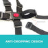 5 Point Harness Seat Belt?Adjustable Baby Seat Belt Full Protection Security Harness Seatbelt for High Chair and Pushchair Black...