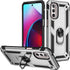 Military Grade Drop Impact for Moto G Stylus 5G 2022 Case 360 Metal Rotating Ring Kickstand Holder Armor Heavy Duty Shockproof Case for Motorola M...