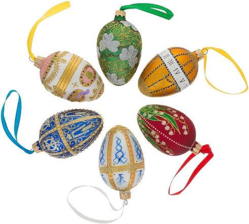 1908 Alexander Palace Royal Egg Glass Ornament 4 Inches...