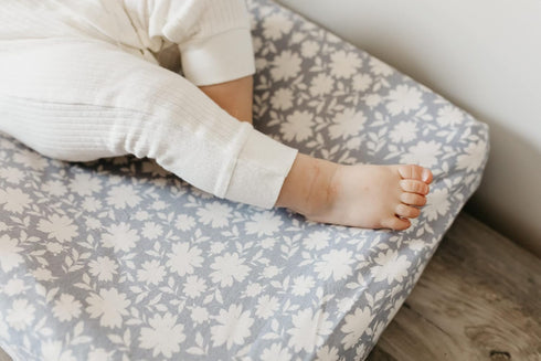 Premium Knit Changing Pad Cover by Copper Pearl: Soft, Stylish, and Universal Fit for All Standard Diaper Changing Pads, Trendy Design Changing Pa...