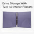 U Brands Eco-Conscious Celestial 1" Binder, Purple, Gold Metal O-Rings...