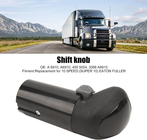 Keenso Gear Selector Shifter Knob, Car Shift Knob A 6910 Gear Selector Shifter Knob Replacement for 10 Speed Super 10...