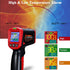Infrared Thermometer - FKM Digital Temperature Gun with Patented Circular Laser, Non Contact Laser Thermometer Gun for Cooking/Ovens/Home Repairs,...