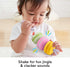 Fisher-Price Baby Pretend Food Baby Rattle My First Macaron Take-Along Sensory Toy for Newborns in Gift Ready Package...