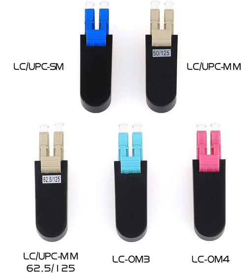 KELUSHI LC/UPC SM MM OM3 OM4 Fiber Optic Adapter Loopback Adapter Connector (1pcs) (Type: LC/UPC SM-9/125)...