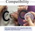 Magnetic Phone Grip Storage Keychain for Popsocket Magnetic Phone Grip Ring Holder Storage for Bag Keychain Portable for MagSafe Magnet Pop Ring G...