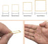 70pcs Earrings Beading Hoop Earring Finding Square Hollow Pendant for Jewelry Making DIY Crafts Art Creation Women Gift (Square)...